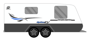 OPTION RV DISTINCTION 2010 CARAVAN STICKERS