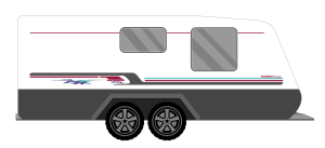 WINDSOR TRUSTAR CARAVAN STICKER