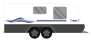 ISLAND STAR ALL CUT VINYL CARAVAN STICKERS