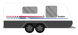 ROADSTAR GT SPORT TRIPLE STRIPE CARAVAN STICKERS