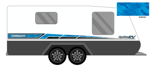 OPTION RV TORNADO 2018 CARAVAN STICKERS