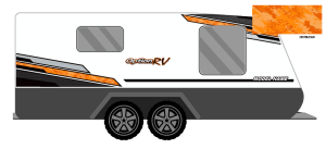 OPTION RV PLATINUM 2018 CARAVAN STICKERS