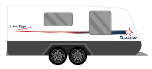 ROADSTAR LITTLE RIPPA ADVENTURER STRAIGHT STAR CARAVAN STICKERS
