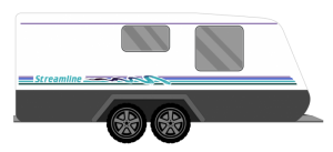 WINDSOR STREAMLINE CARAVAN STICKERS