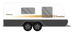 ROADSTAR DAINTREE WAVY CARAVAN STICKERS