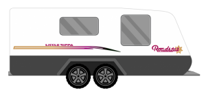 ROADSTAR LITTLE RIPPA RED STICKERS