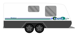 WINDSOR RAPID 5 CARAVAN STICKERS