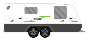 OPTION RV TORNADO 2012 CARAVAN STICKERS