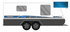 OPTION RV TORNADO 2015 CARAVAN STICKERS