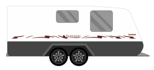 WINDSOR SEAVIEW CARAVAN STICKERS