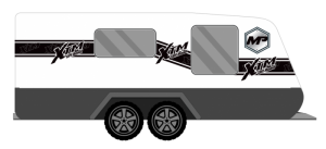 MASTERPIECE XTM 2018 CARAVAN STICKERS