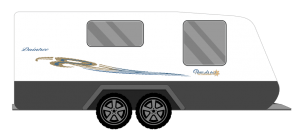ROADSTAR DAINTREE SWISH SPARKLE CARAVAN STICKERS