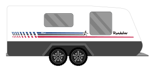 ROADSTAR GT SPORT TRIPLE STRIPE CARAVAN STICKERS