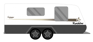 ROADSTAR VOYAGER STRAIGHT STAR CARAVAN STICKERS