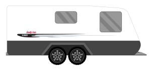 COROMAL FAMILY SERIES STRIP CARAVAN STICKERS