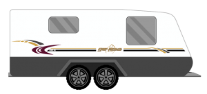 WINDSOR BUDGET GENESIS CARAVAN STICKERS