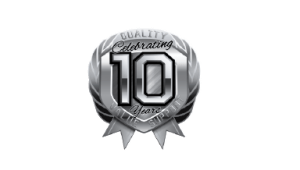 OPTION RV 10 YEAR ANNIVERSARY CARAVAN STICKER