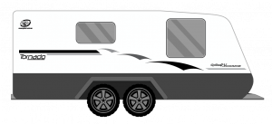 OPTION RV TORNADO SHAPES AND LINES CARAVAN STICKERS