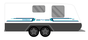 STATESMAN ROYALE CARAVAN STICKERS