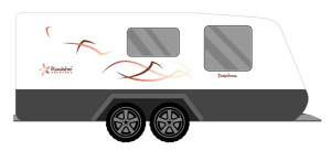 ROADSTAR DAINTREE TRIBAL CARAVAN STICKERS