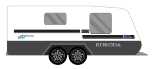 KOKODA CHALLENGER XTREME CARAVAN STICKERS