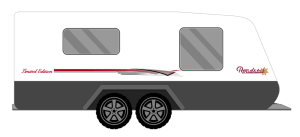 ROADSTAR STRIPE CARAVAN STICKERS