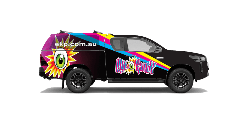 Wrapping Canopy Ute - Single Cab - Canopy - Full Wrap - Eye Kandy Productions