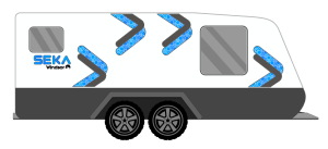 WINDSOR SEKA 4PIECE CARAVAN STICKERS