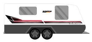 ELEVATION FLINDERS CARAVAN STICKERS