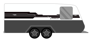 WONDERLAND HORNET 2026 CARAVAN STICKERS