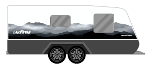 LAKESTAR MIDNIGHT CARAVAN STICKERS