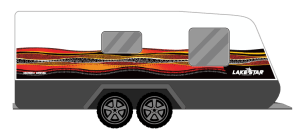 LAKESTAR OUTBACK DREAM CARAVAN STICKERS
