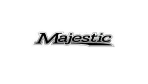 MAJESTIC WORD LOGO CARAVAN STICKER