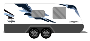 TITAN BLACKHAWK CARAVAN STICKERS