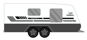 KAKADU KINDRED SPIRIT IV CARAVAN STICKERS